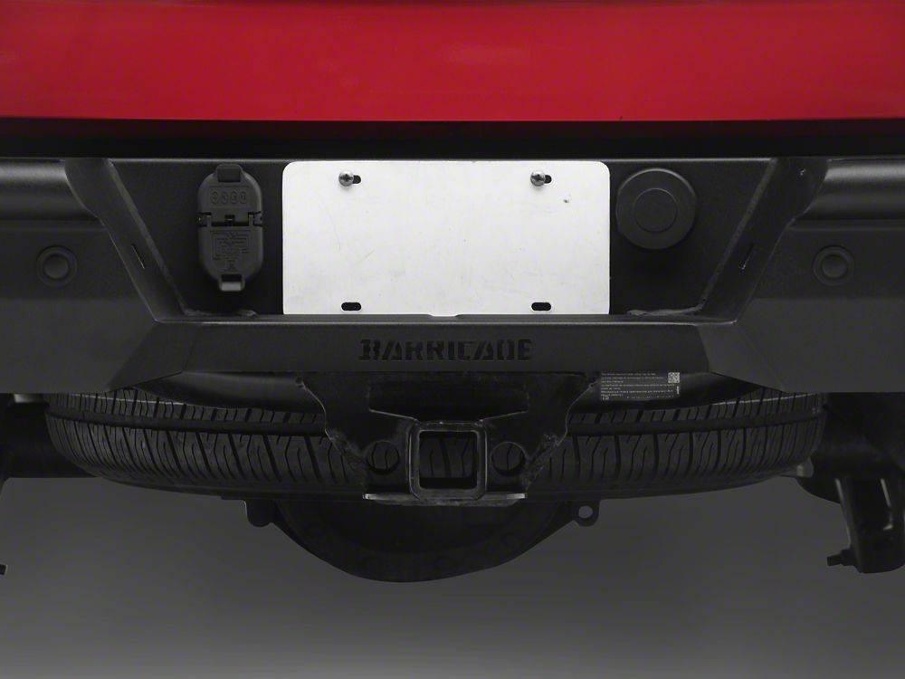 Barricade HD4 Tubular Rear Bumper with LED Fog Lights (19-26 Silverado 1500)