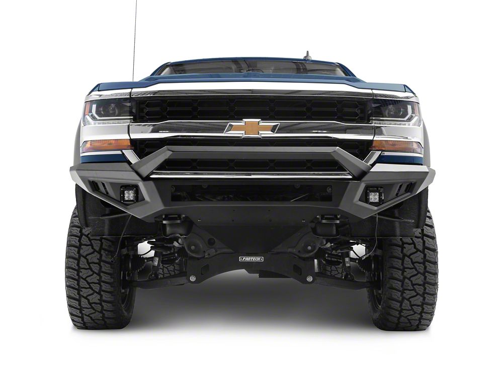 Barricade HD Off-Road Front Bumper with LED Fog Lights and Skid Plate (16-18 Silverado 1500)