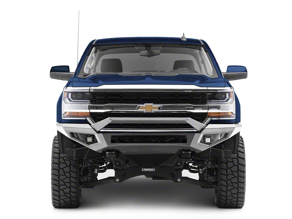 Barricade HD Off-Road Front Bumper with LED Fog Lights and Skid Plate (16-18 Silverado 1500)