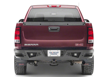 Barricade Extreme HD Rear Bumper with LED Flood Lights (07-18 Sierra 1500)