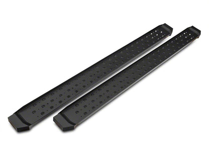 Barricade Rattler Running Boards; Textured Black (07-13 Sierra 1500)