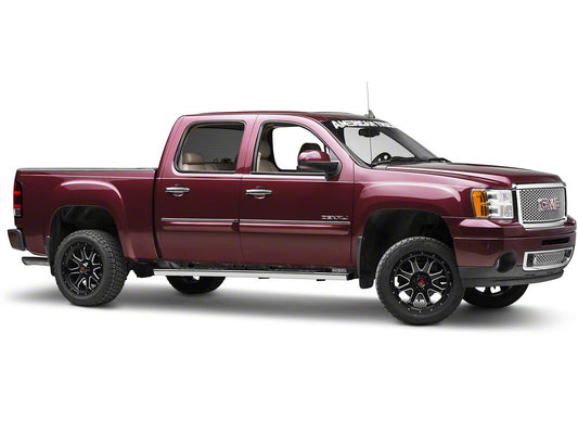 Barricade T4 Side Step Bars; Rocker Mount; Stainless Steel (07-13 Sierra 1500 Extended Cab, Crew Cab)