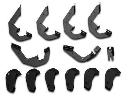 Barricade T4 Side Step Bars; Rocker Mount; Stainless Steel (14-18 Sierra 1500 Double Cab, Crew Cab)