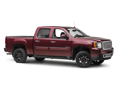 Barricade T4 Side Step Bars; Body Mount; Black (99-13 Sierra 1500 Extended Cab, Crew Cab)