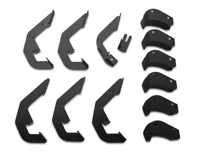 Barricade T4 Side Step Bars; Rocker Mount; Black (07-13 Sierra 1500 Extended Cab, Crew Cab)
