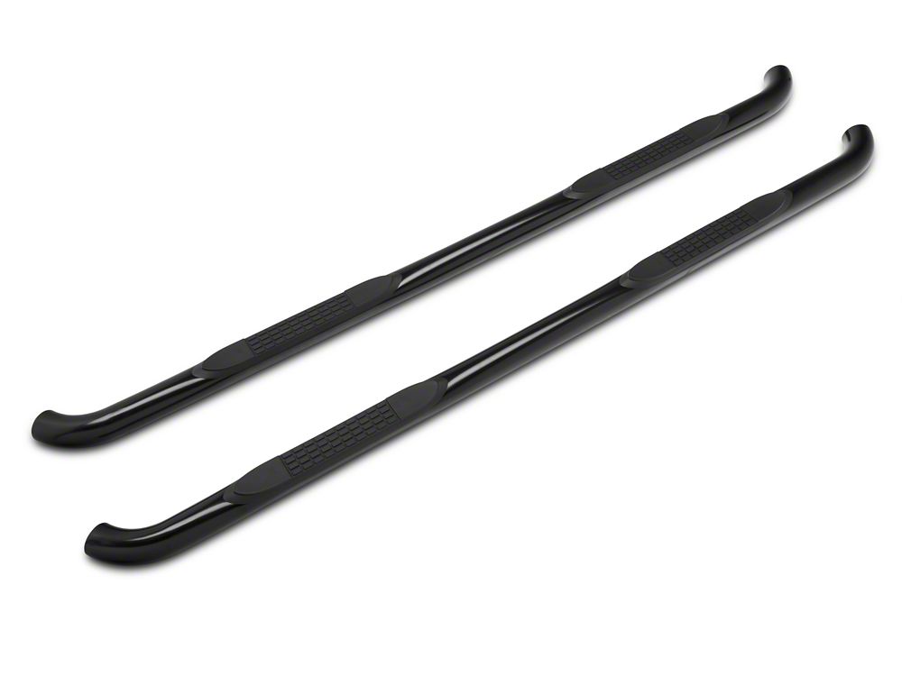 Barricade 3-Inch Side Step Bars; Rocker Mount; Black (14-18 Sierra 1500)