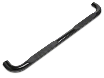 Barricade 4-Inch Oval Bent End Side Step Bars; Body Mount; Black (14-18 Sierra 1500)