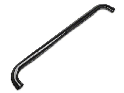 Barricade 4-Inch Oval Bent End Side Step Bars; Body Mount; Black (14-18 Sierra 1500)