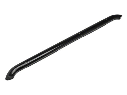 Barricade 4-Inch Oval Bent End Side Step Bars; Rocker Mount; Black (14-18 Sierra 1500)