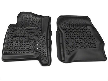 Barricade Front Floor Mats; Black (14-18 Sierra 1500)