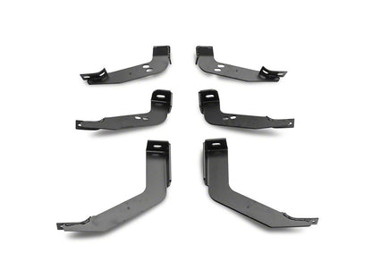 Barricade 4-Inch Oval Straight End Running Boards; Black (99-13 Sierra 1500 Extended Cab, Crew Cab)