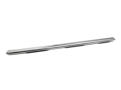 Barricade 5-Inch Oval Bent End Wheel to Wheel Side Step Bars; Stainless Steel (07-13 Sierra 1500 Extended Cab w/ 6.50-Foot Standard Box, Crew Cab)