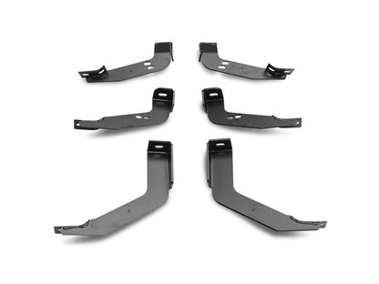 Barricade 5-Inch Oval Bent End Wheel to Wheel Side Step Bars; Stainless Steel (07-13 Sierra 1500 Extended Cab w/ 6.50-Foot Standard Box, Crew Cab)