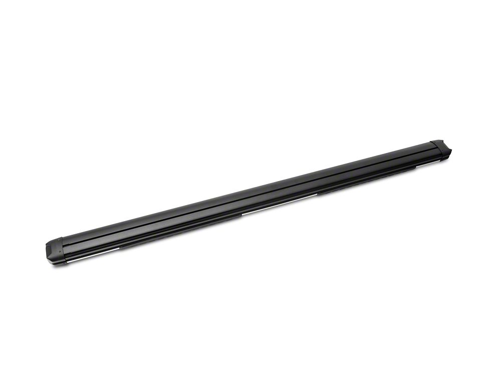 Barricade Saber 5-Inch Aluminum Side Step Bars; Stainless Cover Plates (19-25 Sierra 1500 Crew Cab)