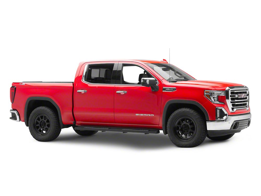 Barricade S6 Running Boards; Black (19-25 Sierra 1500 Crew Cab)