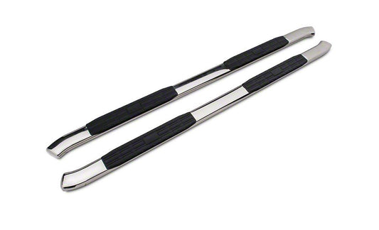 Barricade PNC Side Step Bars; Stainless Steel (19-25 Sierra 1500 Double Cab)