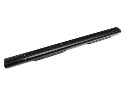 Barricade 6-Inch Oval Straight End Side Step Bars; Black (19-25 Sierra 1500 Double Cab)