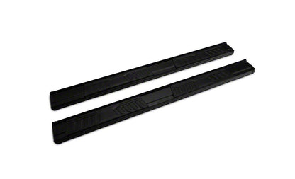 Barricade S6 Running Boards; Black (19-25 Sierra 1500 Double Cab)