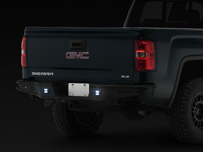 Barricade Pre-Runner Rear Bumper with LED Fog Lights (07-18 Sierra 1500)