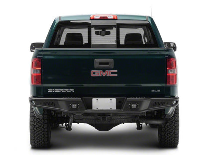 Barricade Pre-Runner Rear Bumper with LED Fog Lights (07-18 Sierra 1500)