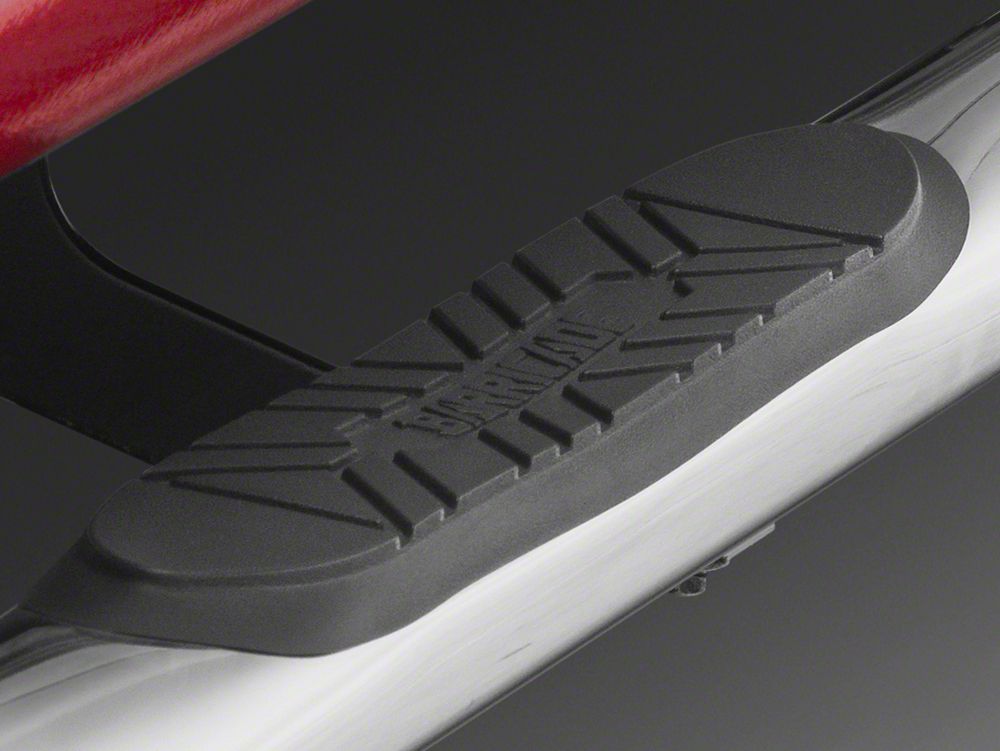Barricade 3-Inch Side Step Bars; Stainless Steel (19-25 Sierra 1500 Crew Cab)