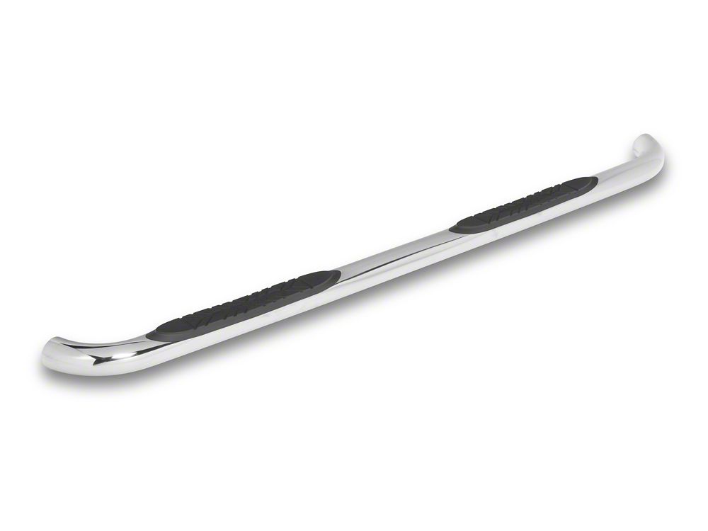 Barricade E-Series 3-Inch Side Steps; Stainless Steel; Rocker Panel Mount (19-25 Sierra 1500 Double Cab)
