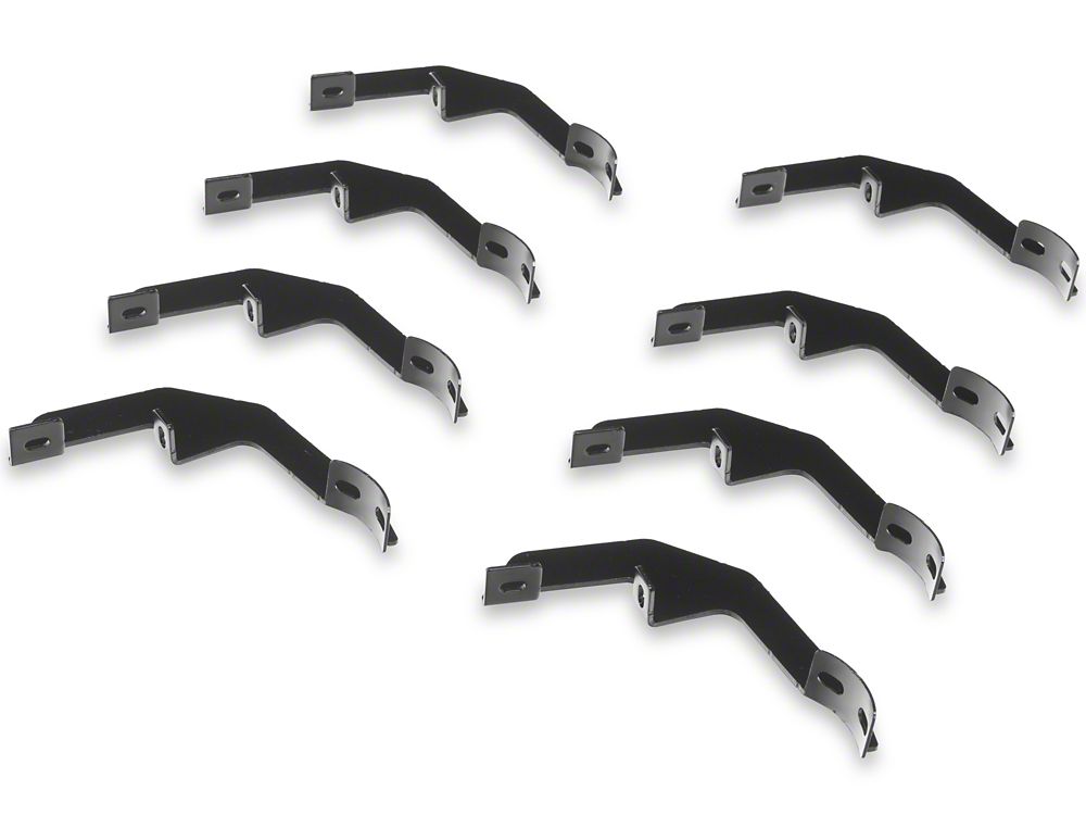 Barricade E-Series Oval Straight Side Step Bars; Stainless Steel (19-25 Sierra 1500 Crew Cab)