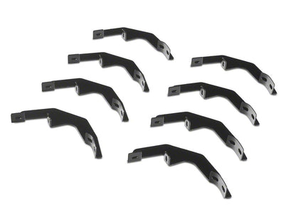 Barricade E-Series 5-Inch Oval Straight Side Step Bars; Stainless Steel (19-25 Sierra 1500 Crew Cab)