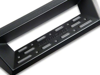 Barricade Canyon Drop Steps; Textured Black (19-25 Sierra 1500 Crew Cab)