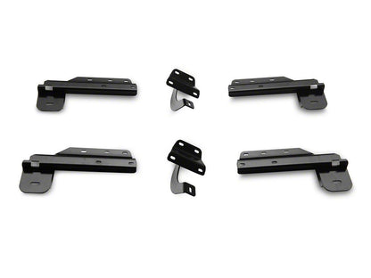 Barricade 3-Inch 90 Degree Bent End Side Step Bars; Black (17-25 F-250 Super Duty SuperCrew)