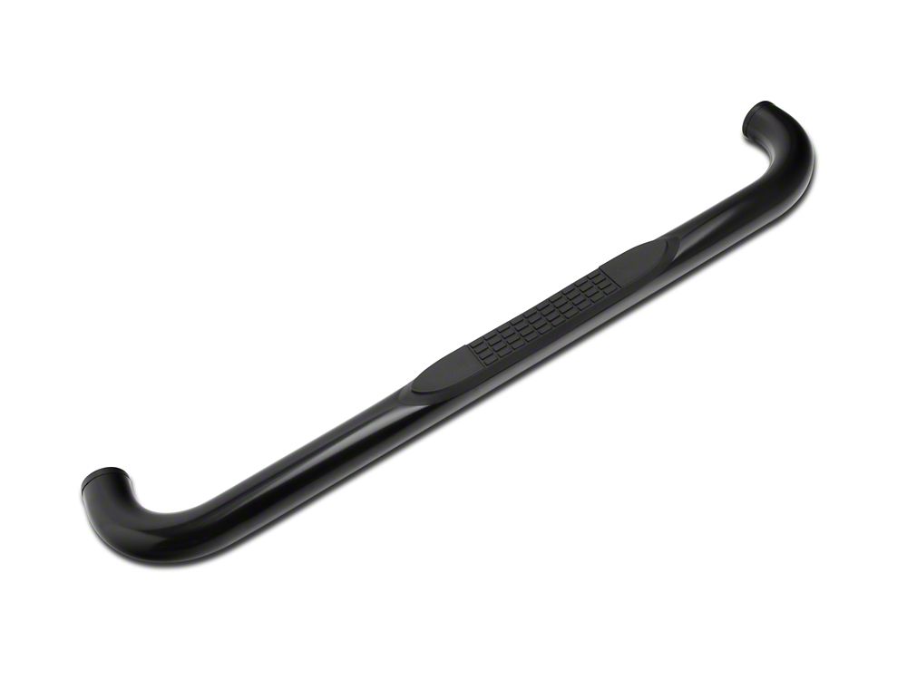 Barricade 3-Inch 90 Degree Bent End Side Step Bars; Black (17-25 F-350 Super Duty Regular Cab)