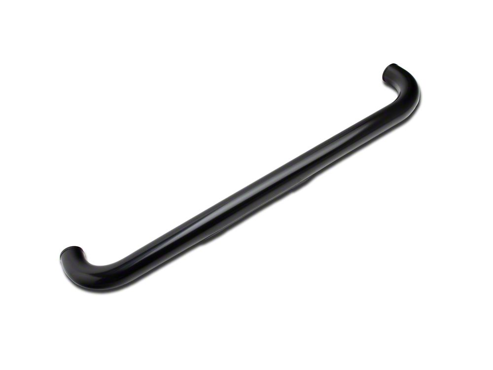 Barricade 3-Inch 90 Degree Bent End Side Step Bars; Black (17-25 F-350 Super Duty Regular Cab)