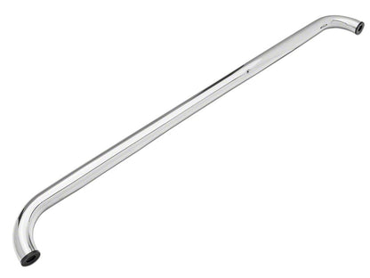 Barricade 3-Inch 90 Degree Bent End Side Step Bars; Stainless Steel (17-25 F-250 Super Duty SuperCrew)