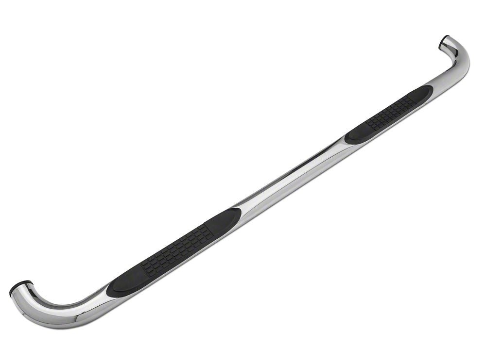 Barricade 3-Inch 90 Degree Bent End Side Step Bars; Stainless Steel (17-25 F-250 Super Duty SuperCab)