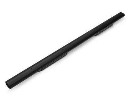 Barricade 5-Inch Oval Straight End Side Step Bars; Black (17-25 F-250 Super Duty SuperCab)