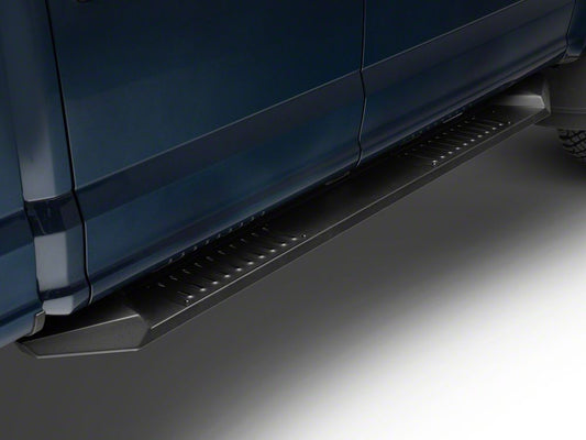 Barricade Steel Running Boards; Black (17-25 F-250 Super Duty SuperCrew)