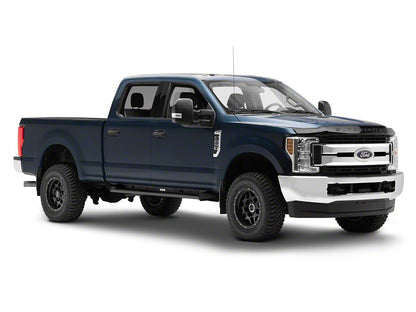 Barricade Steel Running Boards; Black (17-25 F-250 Super Duty SuperCrew)