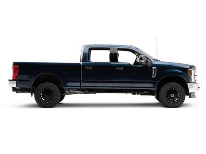 Barricade Steel Running Boards; Black (17-25 F-250 Super Duty SuperCrew)