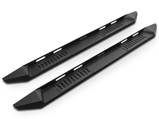 Barricade Steel Running Boards; Black (17-25 F-250 Super Duty SuperCab)