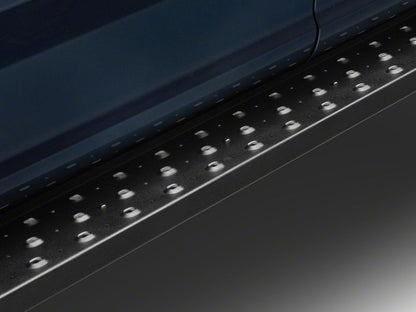 Barricade Rattler Running Boards; Black (17-25 F-250 Super Duty SuperCrew)
