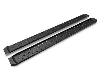 Barricade Rattler Running Boards; Black (17-25 F-250 Super Duty SuperCrew)