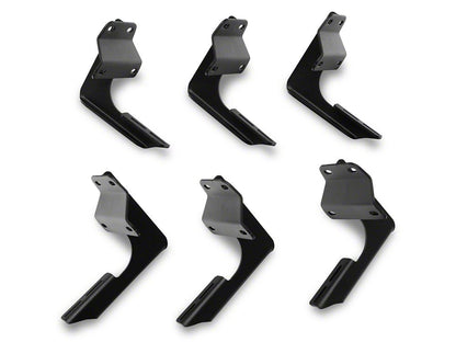 Barricade Rattler Running Boards; Black (17-25 F-250 Super Duty SuperCrew)