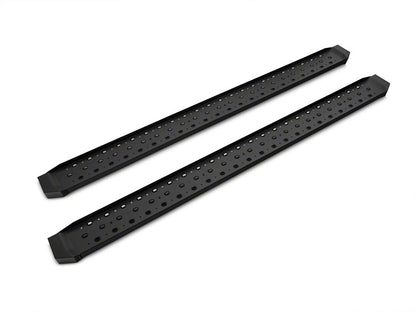 Barricade Rattler Running Boards; Black (17-25 F-250 Super Duty SuperCab)