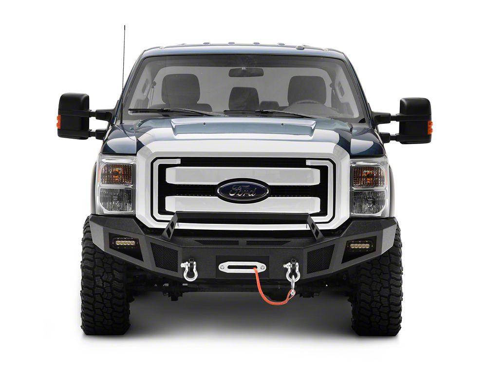 Barricade HD Front Winch Bumper with LED Lighting (11-16 F-250 Super Duty)
