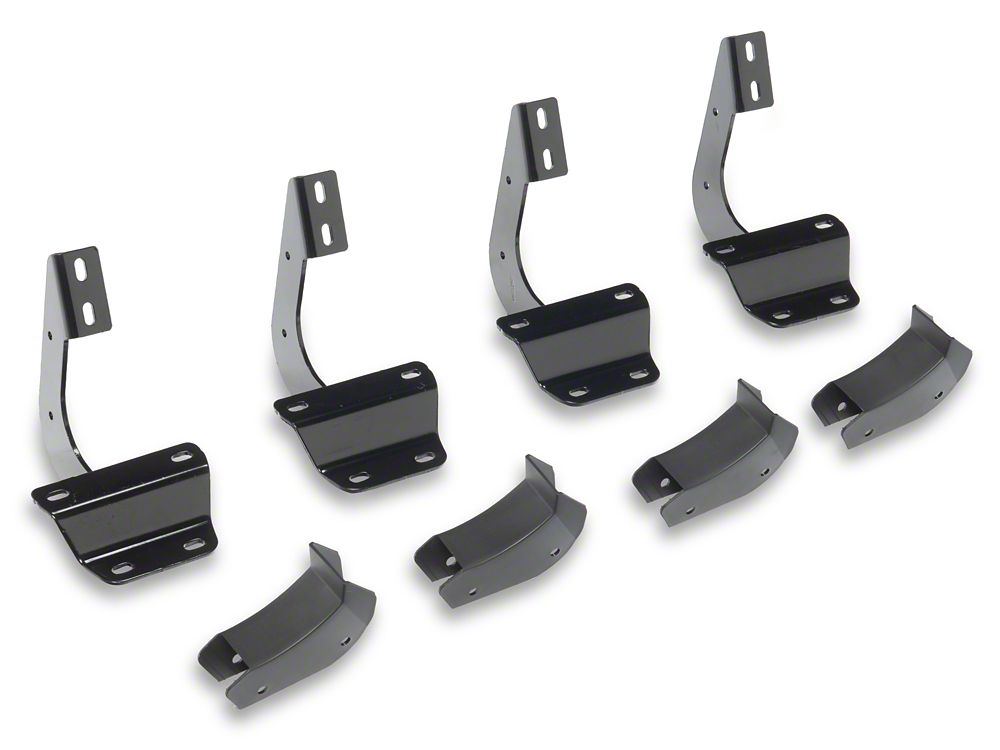 Barricade T4 Side Step Bars; Textured Black (17-25 F-250 Super Duty SuperCab)