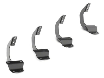 Barricade PNC Side Step Bars; Textured Black (17-25 F-250 Super Duty SuperCab)