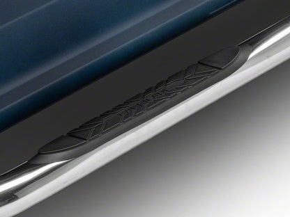 Barricade E-Series 3-Inch Side Step Bars with 90 Degree Bent Ends; Stainless Steel (17-25 F-250 Super Duty SuperCrew)