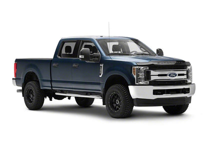 Barricade E-Series 3-Inch Side Step Bars with 90 Degree Bent Ends; Stainless Steel (17-25 F-250 Super Duty SuperCrew)