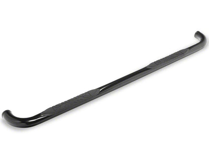 Barricade E-Series 3-Inch Side Step Bars with 90 Degree Bent Ends; Black (17-25 F-250 Super Duty SuperCrew)