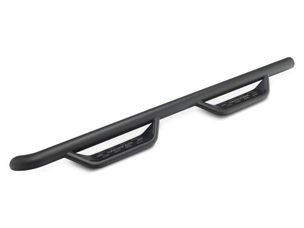 Barricade Tubular Drop Steps; Fine Textured Black Finish (17-25 F-250 Super Duty SuperCab)